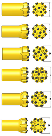 Button Drill Bits T51 89mm